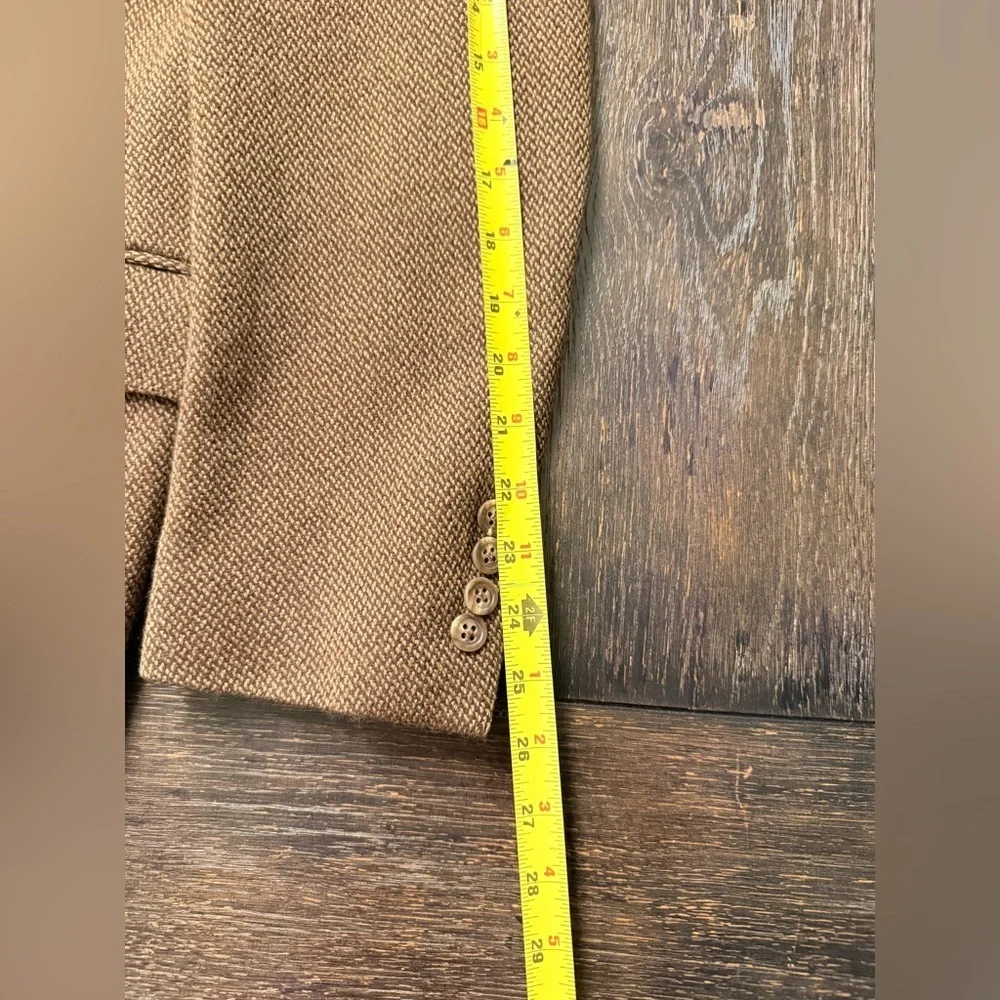Vintage Polo by Ralph Lauren Plaid Wool Blazer- Made in Italy